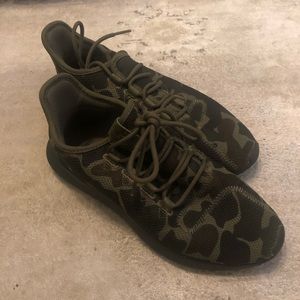 Adidas tubular shadow knit camo sneaker